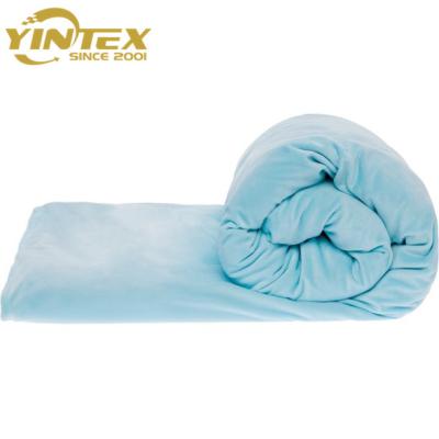 China Antistatic Adult And Kids Luxury Weighted Blanket With Removable Fleece Duvet Cover for sale