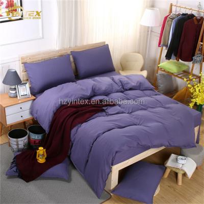 China Disposable Hotel Cooling 4pcs 300TC 100% Soft Bamboo Embroidered Bedding Set for sale