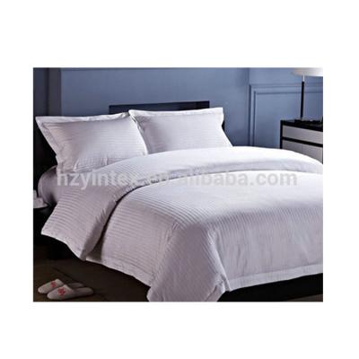 China Disposable high quality premium 100% cotton bedding white sheets set for hotel for sale