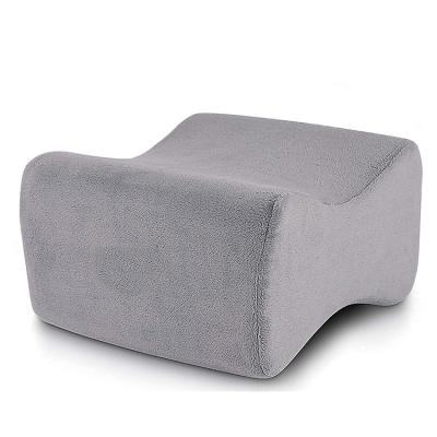 China Travel Anti-Static Rest Cover Knee Pain 3D Memory Foam Soft Removable Knee Leg Pillow For Side Sleepers for sale