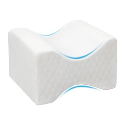 China Anti-Static Rest Home Side Sleeper Support Wedge Cover Gel Memory Foam Knee Pillow Cool Back Leg Pillow for sale