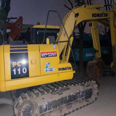 China Used small JAPAN KOMATSU PC110 crawler excavator with good quality excavation marks KOMATSU pc110 for sale 0.6 for sale