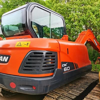 China Used Doosan dx60 crawler excavator dx60 digger /Secondhand excavator Doosan dx60 cheap price 0.4 in good condition for sale