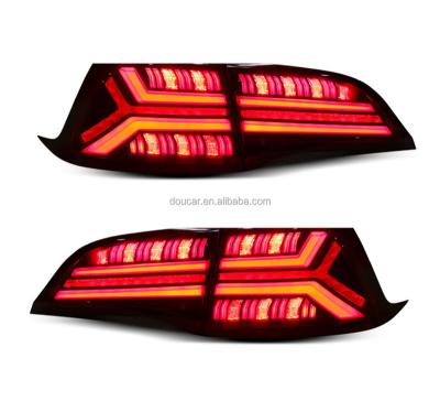 China DOUCAR Tesla Tail Lights Fish Bone Styling For Tesla Model 2017-2023 3 Model Y Tail Lamps MODEL Y (5YJY) for sale