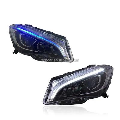 China DOUCAR Benz Upgrade Headlights For 2014-2020 W117 CLA Class CLA180 200 250 CLA Coupe 45 AMG LED Headlights for sale