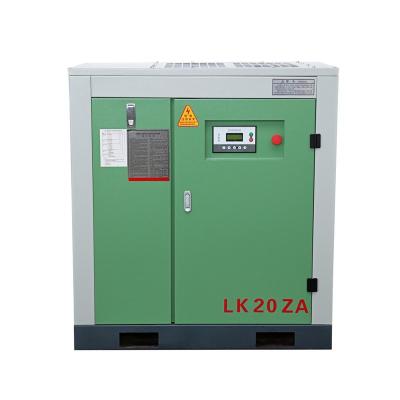 China 15KW 20HP Lubricated Direct Screw Air Compressor for sale