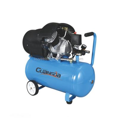 China Lubricated 2.2KW 50L ZVA50-B Double Cylinders Direct Driven Air Compressor for sale