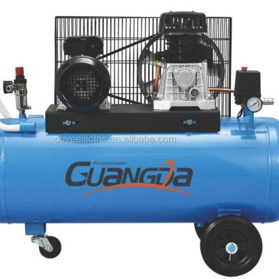 China Mini 50L 2HP industrial best price lubricated pistone italian type air compressor for sale