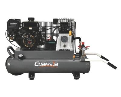 China 40Gal 7hp Gasoline Engine Lubricated Air Compressor for sale