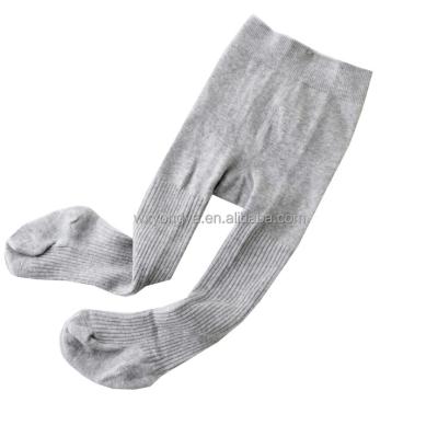 China Breathable Promotional Pantyhose Double Twist Combed Cotton Tights For Baby Kids for sale