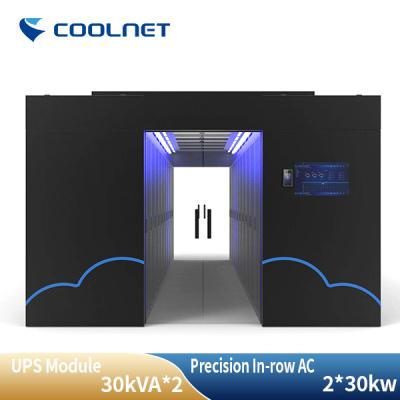 China Server van de Micro- Insluiting Data Center de Koude Doorgang met Modulair UPS Te koop