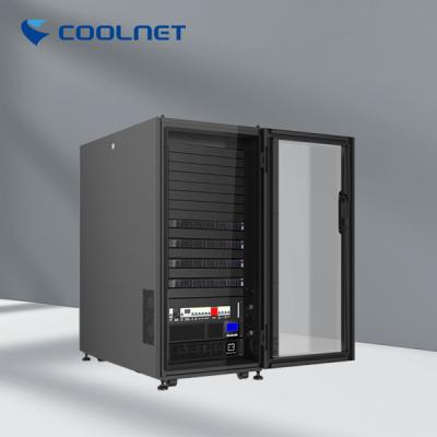 China De hoge Beschikbare Micro- Data Center sloten volledig Kabinet met Glas Front Door in Te koop