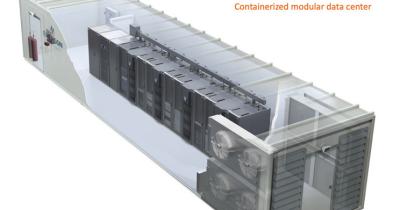 China Shipping Container Data Center With In Row Precision Air Conditioner Te koop