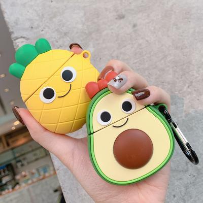 China super cute silicone summer fruit silicone earphone cases for Apple Airpods 1 2 pro 3 fundas for air pods pro cover for sale