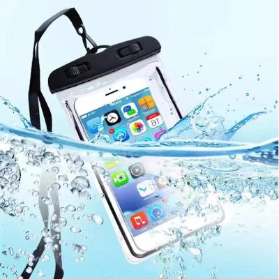 China Factory Customize Summer Water Waterproof Sports PVC Water Proof Phone Bag Waterproof 6.5 Inch Smartphone Pocket Phone Case for sale