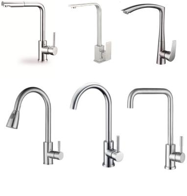 China Thermostatic Faucets Cold and Hot Water Mixer Function 304 Stainless Steel Single Handle Kitchen Sink Faucet for sale