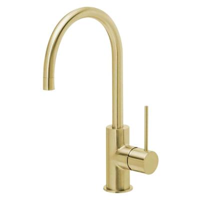 China Thermostatic Faucets Gold Hot Water Kitchen Sink Bathroom Brushed Faucet Mixer Tap Mixer for sale