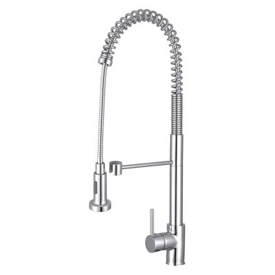 China Thermostatic Faucets Single Handle Pull Out Stainless Steel Bathroom Basin Faucet for sale