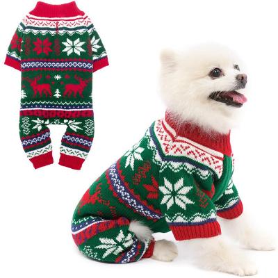 China Advocator OEM/ODM Sueter De Perro Christmas Winter Dog Pet Viable Cute Sweater Patterns Warm Dog Clothes for sale