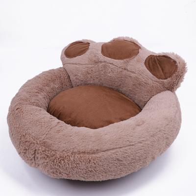 China Viable Wholesale Warm Pet Dog Winter Stain Bed Mat Thickening Soothing Pet Sofa for sale