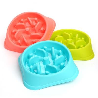 China Sustainable Feeder Bowl, Non Slip Puzzle - Anti-Swallowing Plates - Interactive Bloat Stop Silicone Dog Wheels Slow Feed for sale