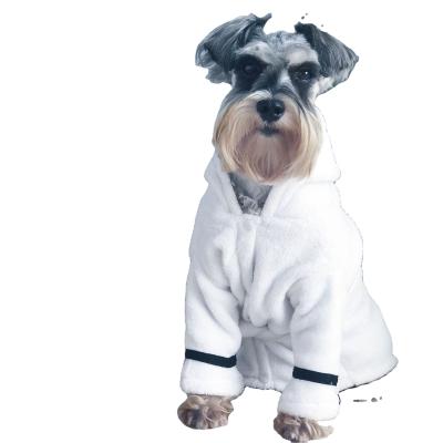 China Sustainable Small Dog Puppy Winter Padded Bathrobe Animal Pajama Accessories Pet Clothes Bulk Store for sale