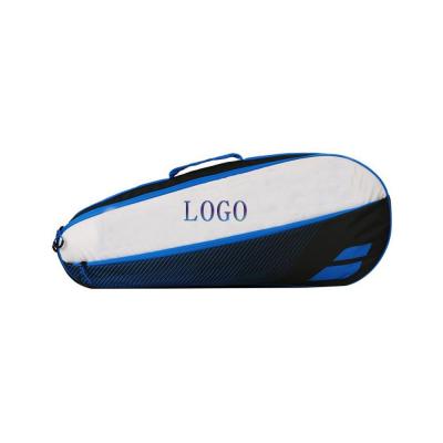 China Comfortable Tennis Racket Bag Factory Lightweight 6 Rackets Badminton Bag Customized Tennis Bag Squash Sports Kit Bag for sale