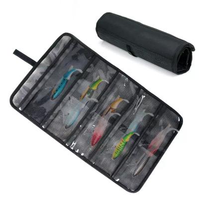 China Waterproof And Convenient Single Pack For Soft Zipper Fish Baits Packaging Lure Transparent Fishing Bags for sale