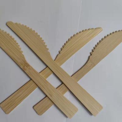 China 100%natural 2021 Customized Initiative Green Disposable Degradable Environmentally Protective Bamboo Knife for sale