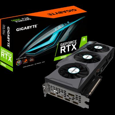 China YYC Desktop Wholesale in Stock Brand New Gigabyte GeForce RTX 3090 EAGLE OC 12G 24G for sale