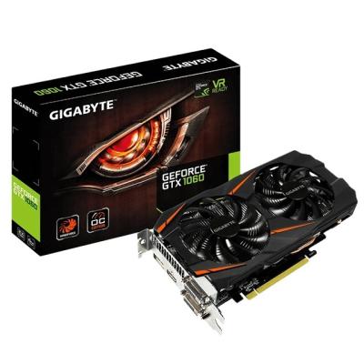 China Workstation Graphics Card Gigabyte GTX1060 6GB GDDR5 192Bit GPU Card for sale