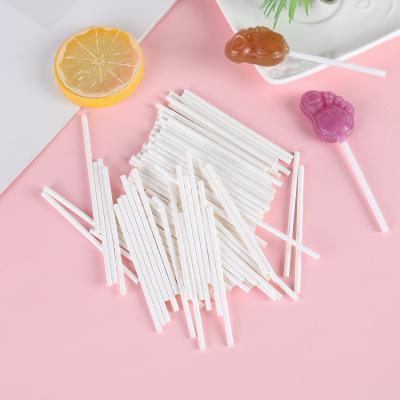 China 100% Eco-friendly Wholesale Disposable 4mm Paper Lollipop Papers Stick Cotton Candy Stick Paper for sale