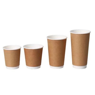 China Wholesale 8 oz disposable 10 oz 12 oz 16 oz disposable paper coffee cups for sale