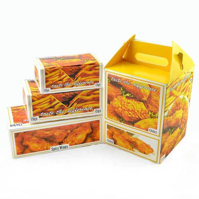 China Disposable Food Grade Paper Fried Chicken Box for sale