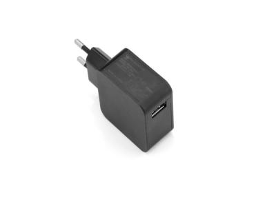 China Adaptador de alimentación ABS negro montado en la pared 100-240V Voltado de entrada 1A Corriente de salida en venta