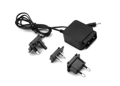 China 15W Max. 5V Versatile Plug Power Transformer Interchangeable Plug Power Adapter with 1A Currents for sale