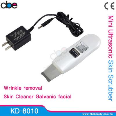 China KD-8010 Ultrasonic Skin Scrubber Skin Scrubber Galvanic Beauty Facial Equipment for sale