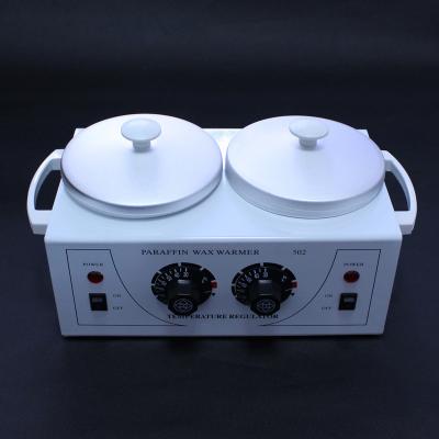 China Hair Removal Double Pot Wax Heater / Professional Depilatory Wax Heater BST-502 for sale