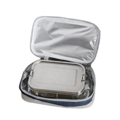 China Reusable Insulated Bento Heat Storage Box Bag Take Away Food Storage Container Lunch Picnic Cooler Bags for sale