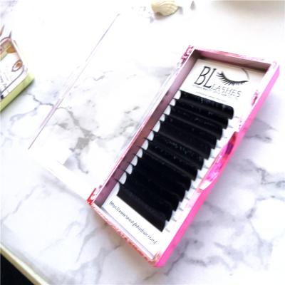 China Full Volume Premium CC Private Label Curl Tabletop Silk Eyelash Extension Supplier for sale