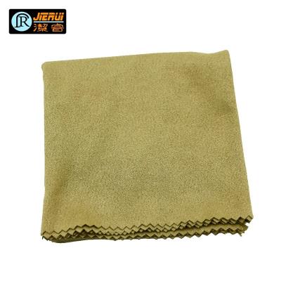 China Viable Cleaning Cloths for Glass Logo Printing Chamois Jewelry Polish Cloth for sale