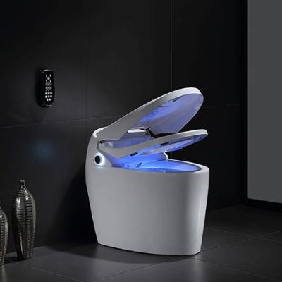 China Automatic Operation Factory Price Bidet Electronic Smart Smart One Piece Ware Bathroom Sanitary Toilet for sale