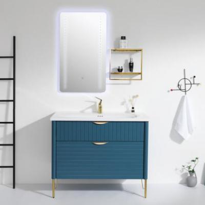 China 2021 New Style Waterproof Vanity Customized Modern Hot Selling Customized Bathroom Cabinet for sale