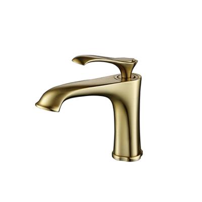 China Floor Stand Faucets Single Brass Single Handle Sanitary Ware Water Pull Down Quick Mount Basin Mixer Taps YF1001-1 for sale