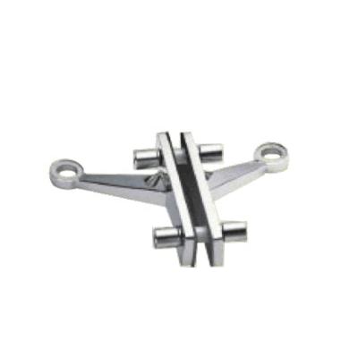 China ZD 304 Modern Heavy Duty Stainless Steel Two Arm Spider Glass Fittings for sale