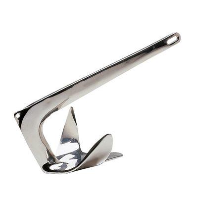 China Marine Hardware Dongying Boat Manufactures Boat 316 Polished Stainless Steel Bruce Anchor for sale