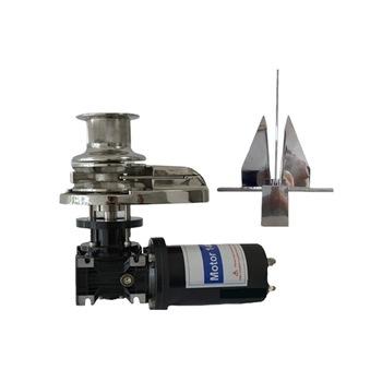 China ZD Hardware Windlass Capstan Winch 12v/24v Marine Electric Vertical Motor 600W Max Boat Anchor Windlass for sale