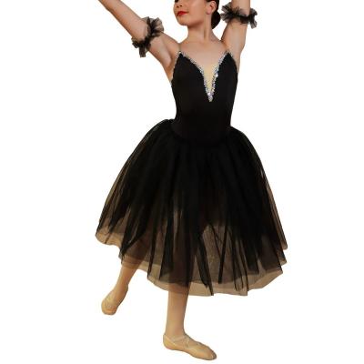 China Dress up 2023 hot sale ballet tutu new arrival women black romantic tutu dress girls soft tutu for sale