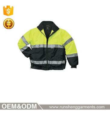 China Hi-Strength Windproof Workwear Windproof 300D Polyester ANSI 3 Reflective Jacket for sale