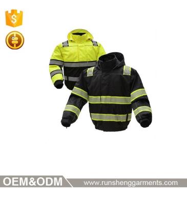 China 100%Polyester Winter Raincoat Mens Raincoats And Safety Winter Windproof Workwear for sale